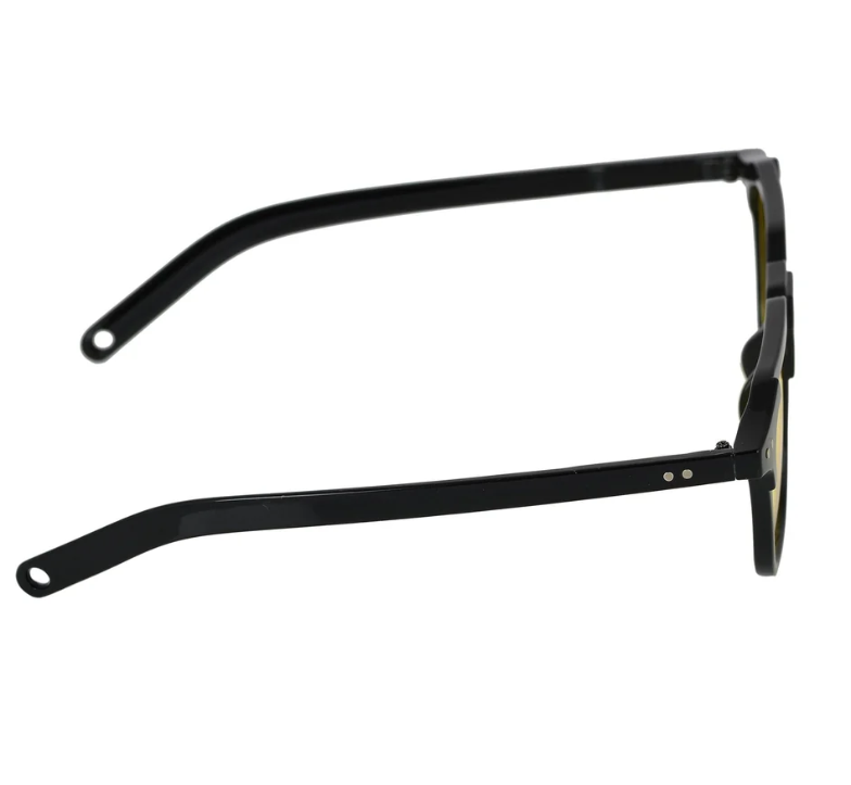 Black Frame Yellow Lens Sunglasses – Night Vision & Anti-Glare Eyewear
