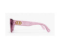 Pink Transparent Cat-Eye Sunglasses – UV Protection Unisex's Shades