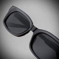 Noir Edge Premium Black Square Sunglasses | UV Protection