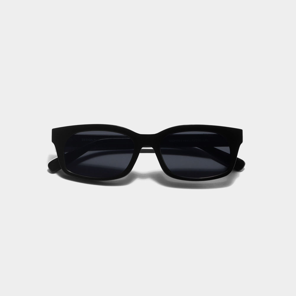Noir Edge Premium Black Square Sunglasses | UV Protection