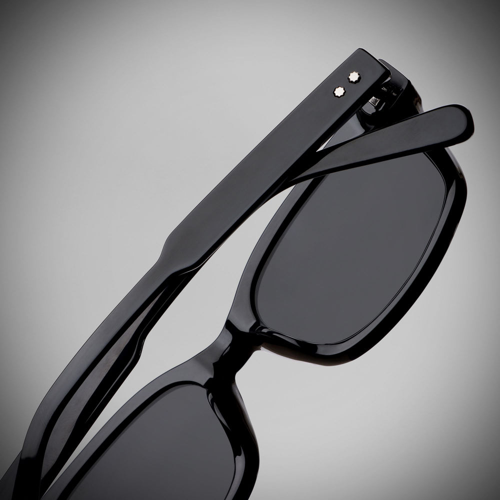 Noir Edge Premium Black Square Sunglasses | UV Protection