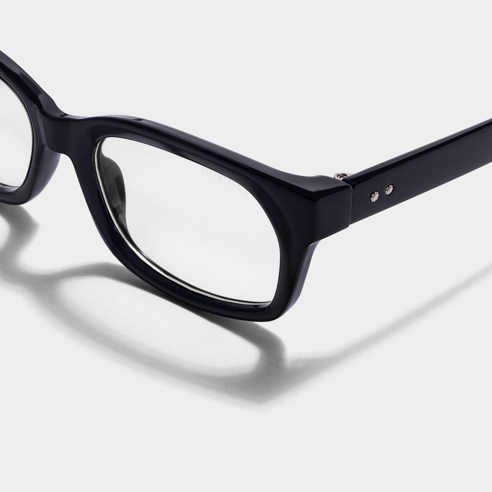 Noir Edge Premium Black Square Sunglasses | UV Protection