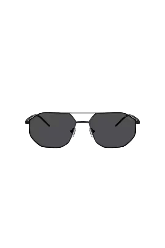 Black Metal Aviator Sunglasses | Dark Grey Unisex Shades