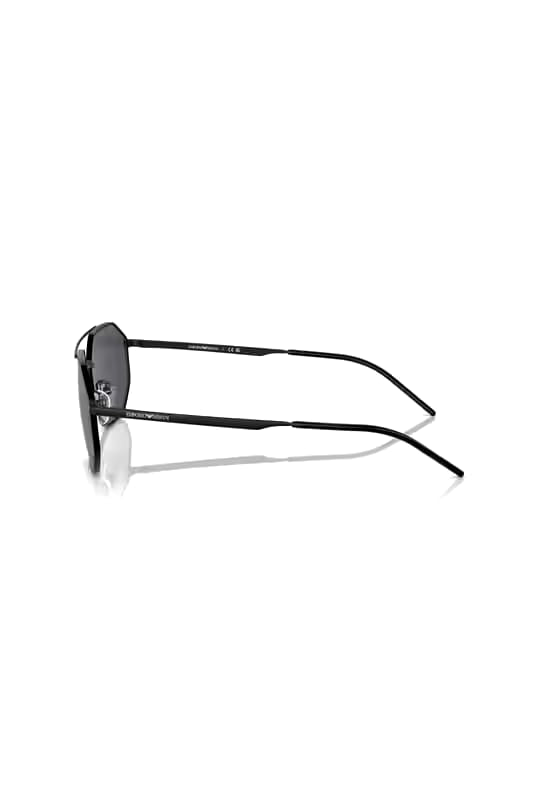 Black Metal Aviator Sunglasses | Dark Grey Unisex Shades