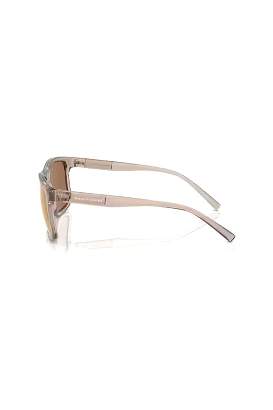 Transparent Brown Square Sunglasses | Amber Lens Shades