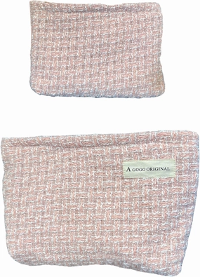 2 Pcs Makeup Bag for Women Large Capacity Cosmetic Bag Set Travel Toiletry Bag Cute Makeup Pouch for Purse Portable Organizer Travel Accessories