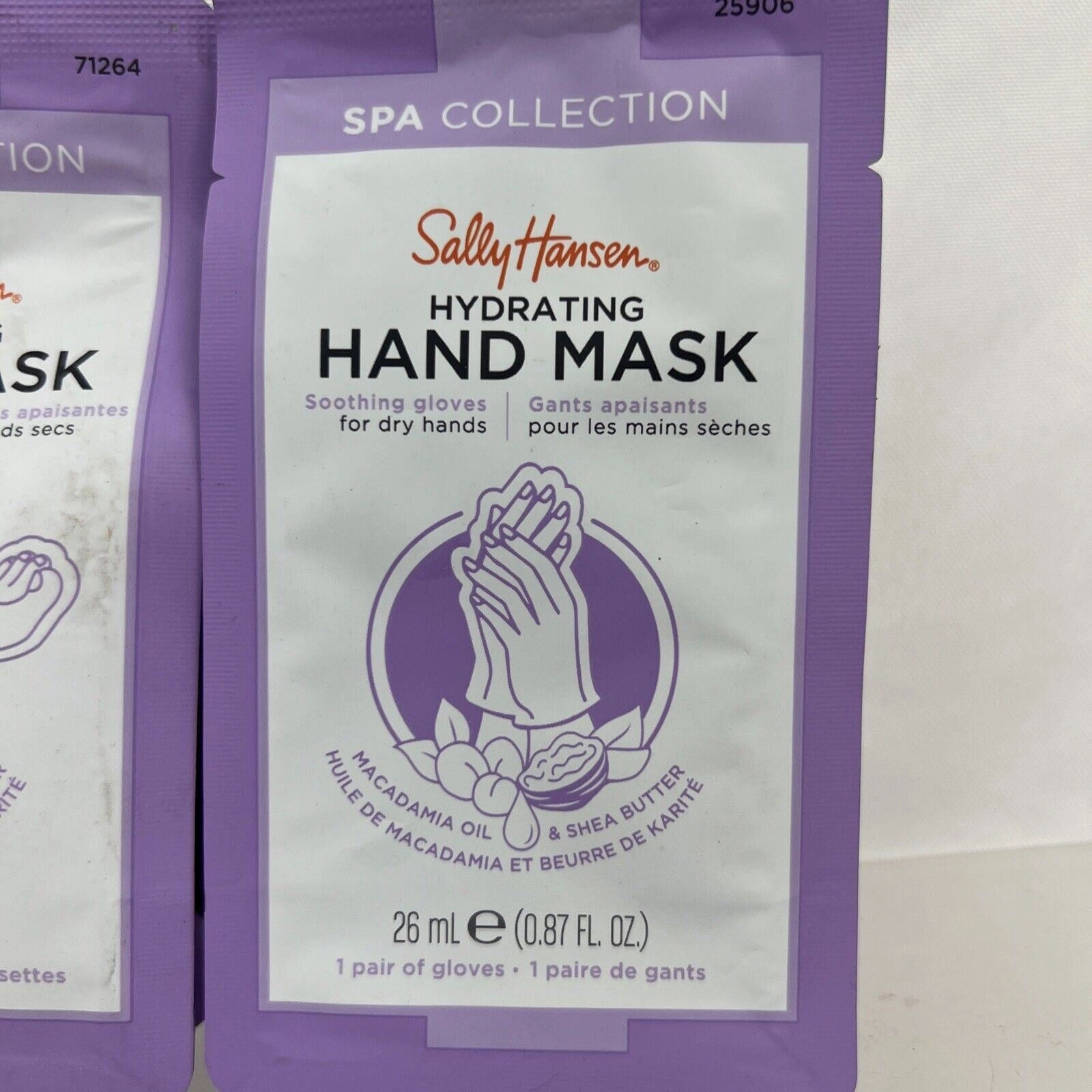 (3) Sally Hansen Spa Collection Hydrating Hand & Foot Mask Shea Butter 0.88oz