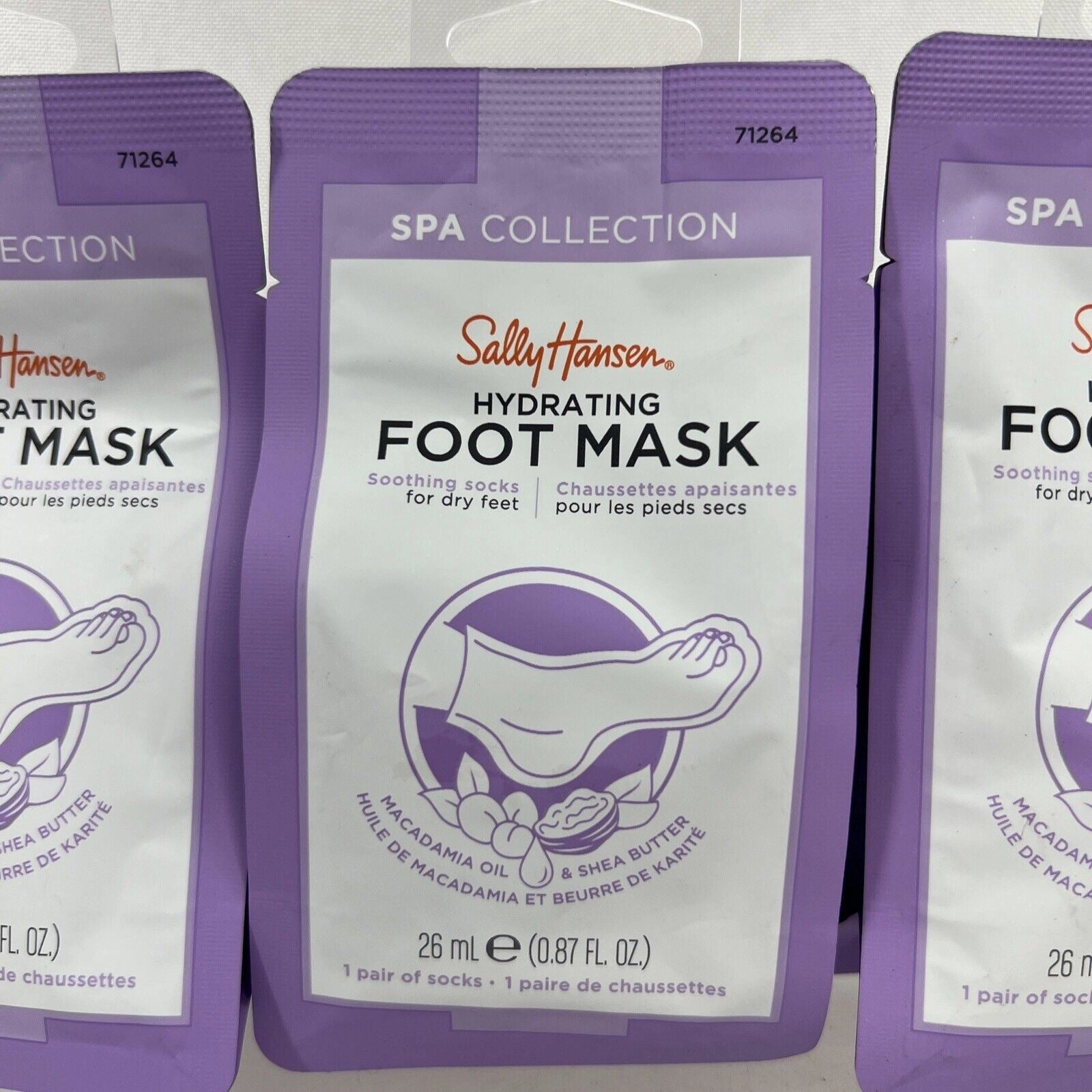 (7) Sally Hansen Spa Collection Hydrating Hand & Foot Mask Shea Butter 0.88oz
