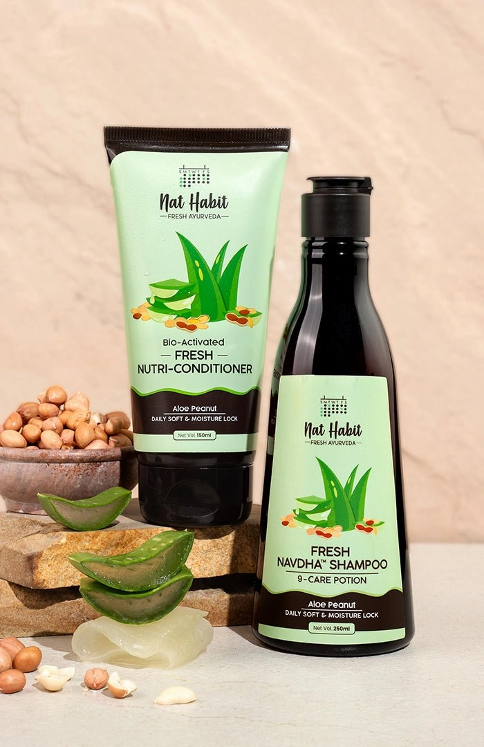 <strong>Aloe Peanut Navdha & Nutri-Conditioner</strong> <br><i>