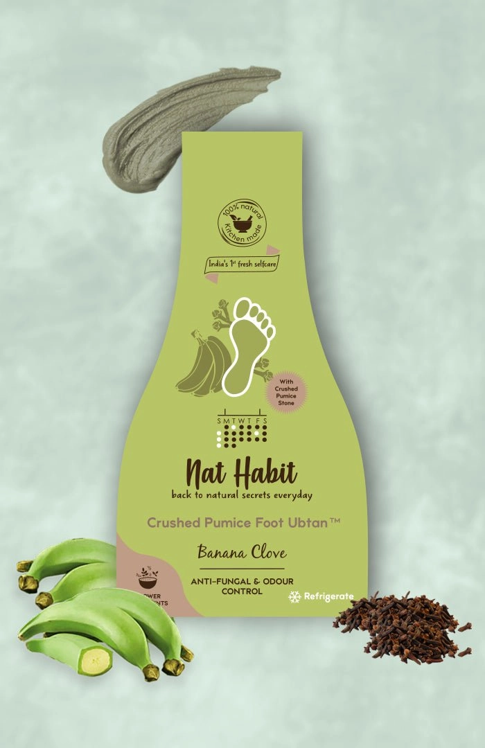<strong>Banana Clove Foot Ubtan</strong> <br><i>Anti-Fungal & Odour Control</i>