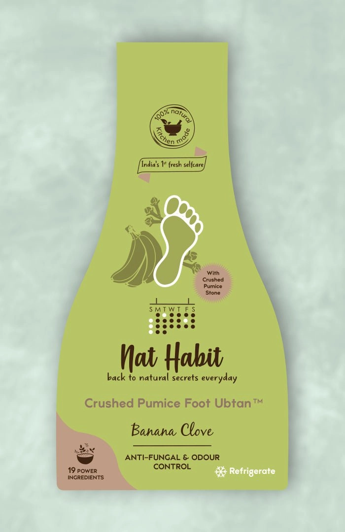 <strong>Banana Clove Foot Ubtan</strong> <br><i>Anti-Fungal & Odour Control</i>