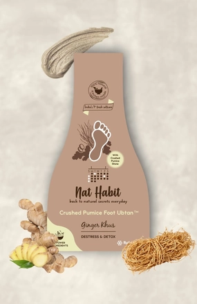 <strong>Ginger Khus Foot Ubtan</strong> <br><i>Destress & Detox</i>