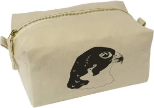 Azeeda 'Peregrine Falcon' Canvas Wash Bag/Makeup Case (CS00007100)