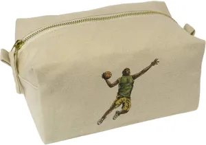 Azeeda 'Player's Crowd-Energizing Slam' Canvas Wash Bag/Makeup Case (CS00037852)