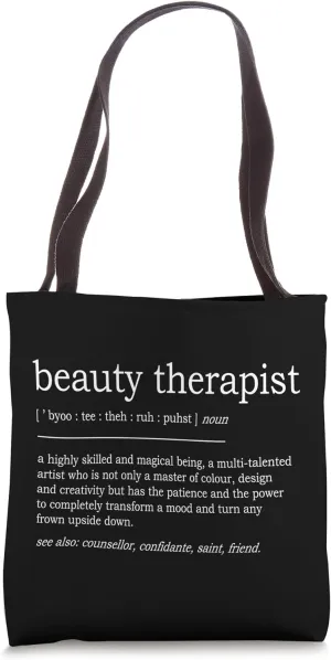 Beauty Therapist Noun Beautician MUA Esthetician Tote Bag