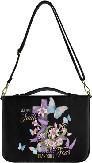 Bible Cover, Bible Bag Church Carrying Case, Bible Case Bible Protective with Strap Zippered Pocket for Men Women
