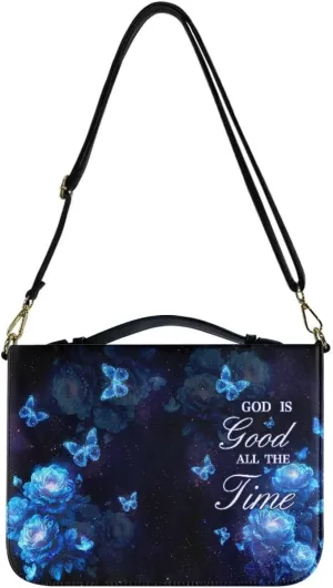 Bible Cover - Portable Bible Case with Shoulder Strap for Bible Study