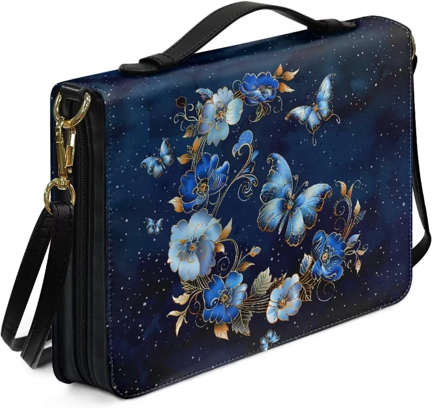 Bible Covers for Women Bible Holder Case Waterproof Bible Protector PU Leather Bible Organizer Bag