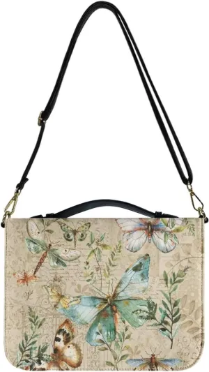 Bible Covers Leather Bible Organizer Case Bible Book Carrier Bag With Zipper Christian Gifts for Women