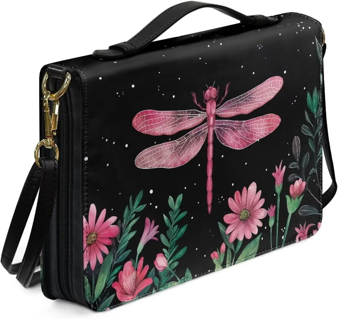 Bible Covers Leather Bible Organizer Case Bible Book Carrier Bag With Zipper Christian Gifts for Women