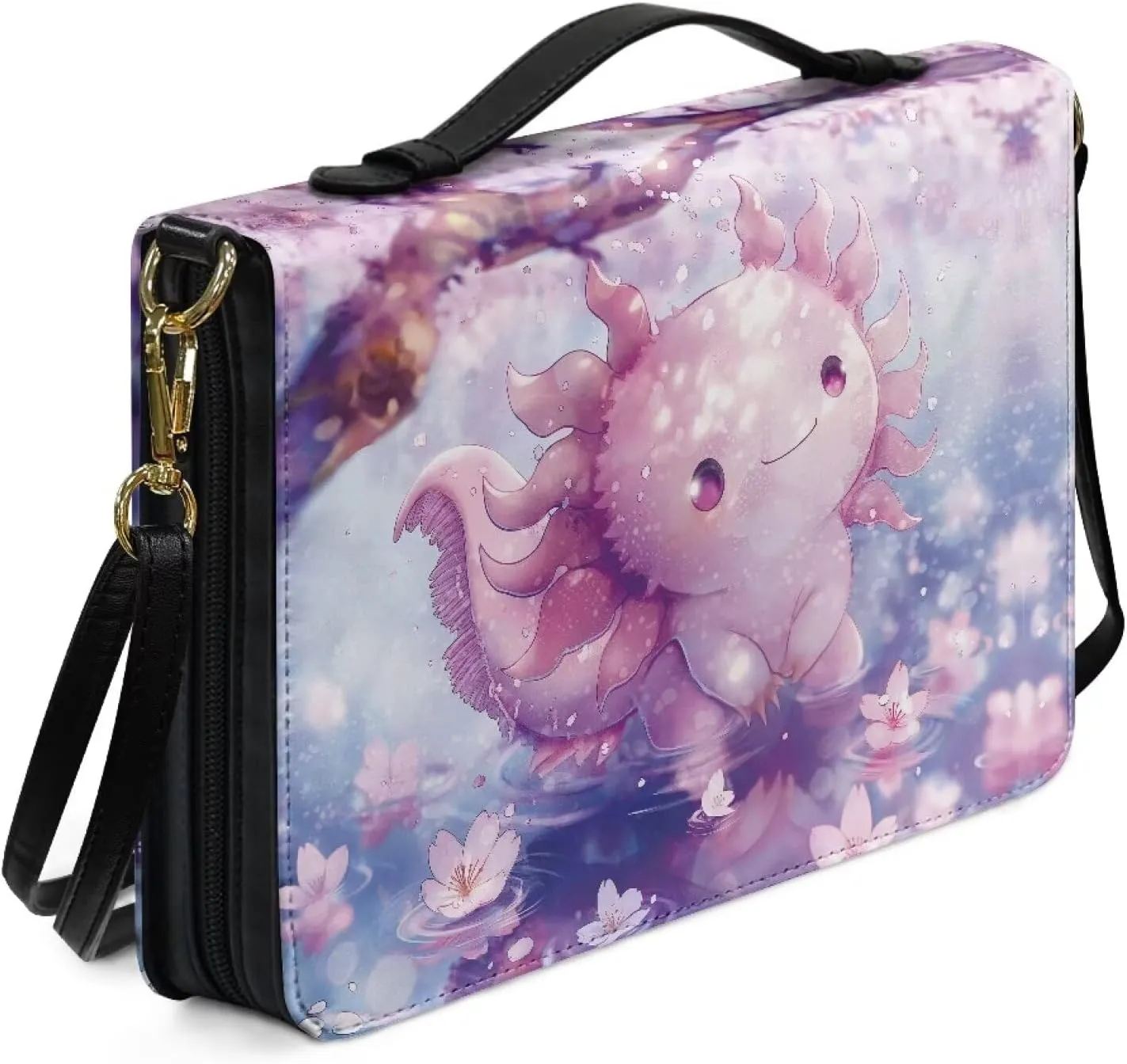 Bible Covers Leather Bible Organizer Case Bible Book Carrier Bag With Zipper Christian Gifts for Women