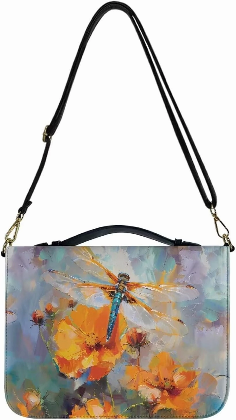 Bible Covers Leather Bible Organizer Case Bible Book Carrier Bag With Zipper Christian Gifts for Women
