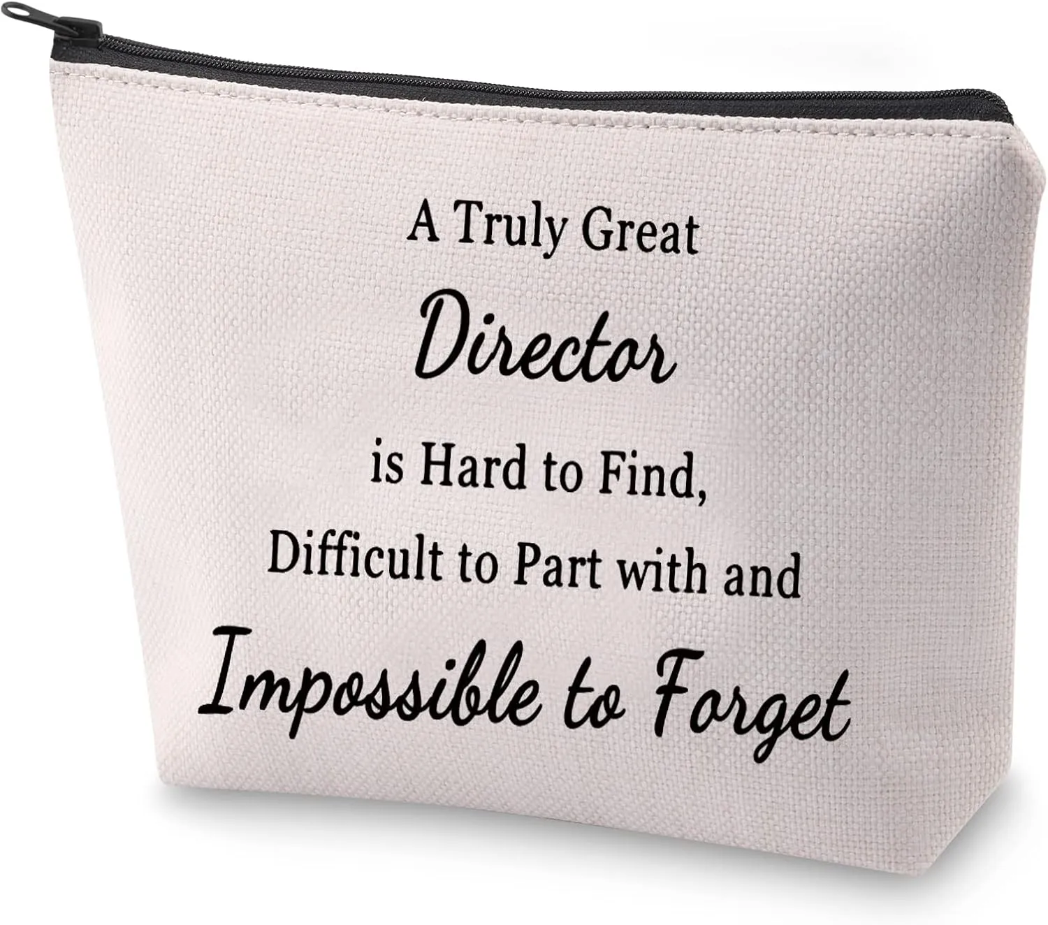 BLUPARK Director Gift Director Cosmetic Bag A Truly Great Director Canvas Makeup Bag for Band Theater Movie Director (Truly Great Director)