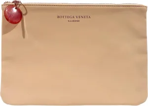 Bottega Veneta ILLUSIONE Leather Zip Cosmetic Pouch Makeup Fragrance Bag (9L X 6H x 0.2 W) - SMALL GIFT BAG - 1467
