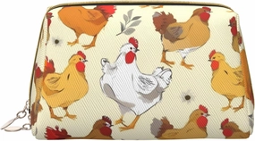Brood Of Chickens Toiletry Pouch, Travel-Friendly Makeup Organizer For Makeup Brushes, Lipsticks