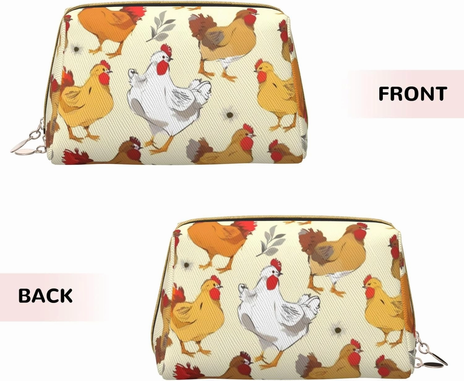 Brood Of Chickens Toiletry Pouch, Travel-Friendly Makeup Organizer For Makeup Brushes, Lipsticks