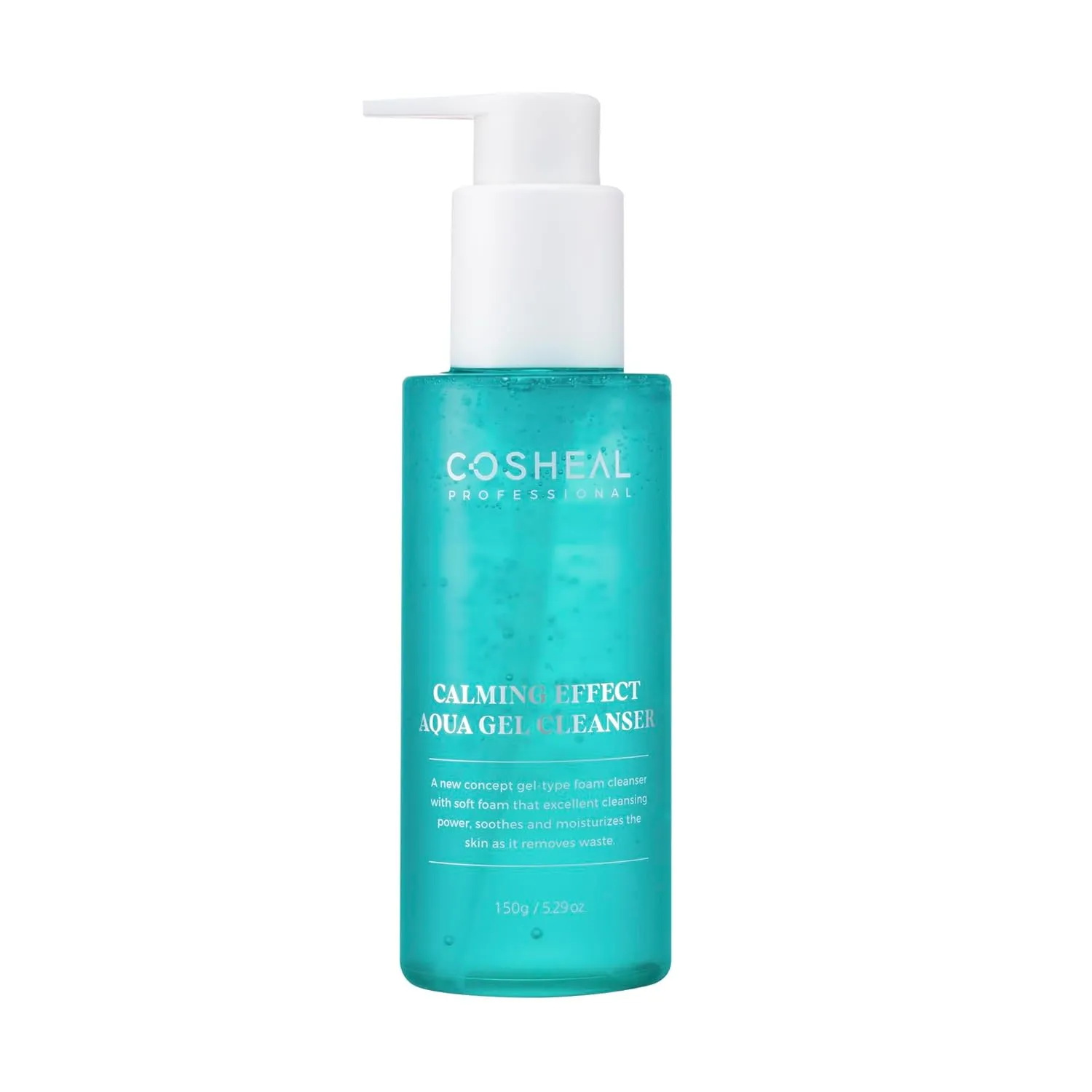 Calming Effect Aqua Gel Cleanser 5.29 oz. I Gentle Daily Non-stripping Gel Face Wash, Removes makeup and clarifies pores, Smoothes texture, Hypoallergenic