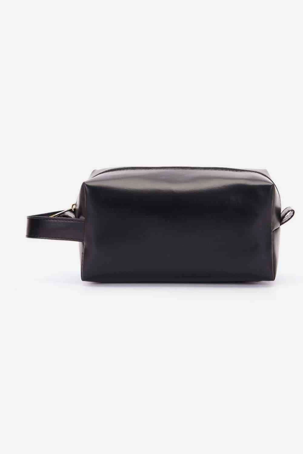 Chic PU Leather Makeup Bag for Elegant Beauty Storage