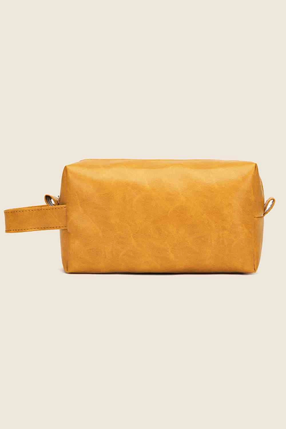 Chic PU Leather Makeup Bag for Elegant Beauty Storage