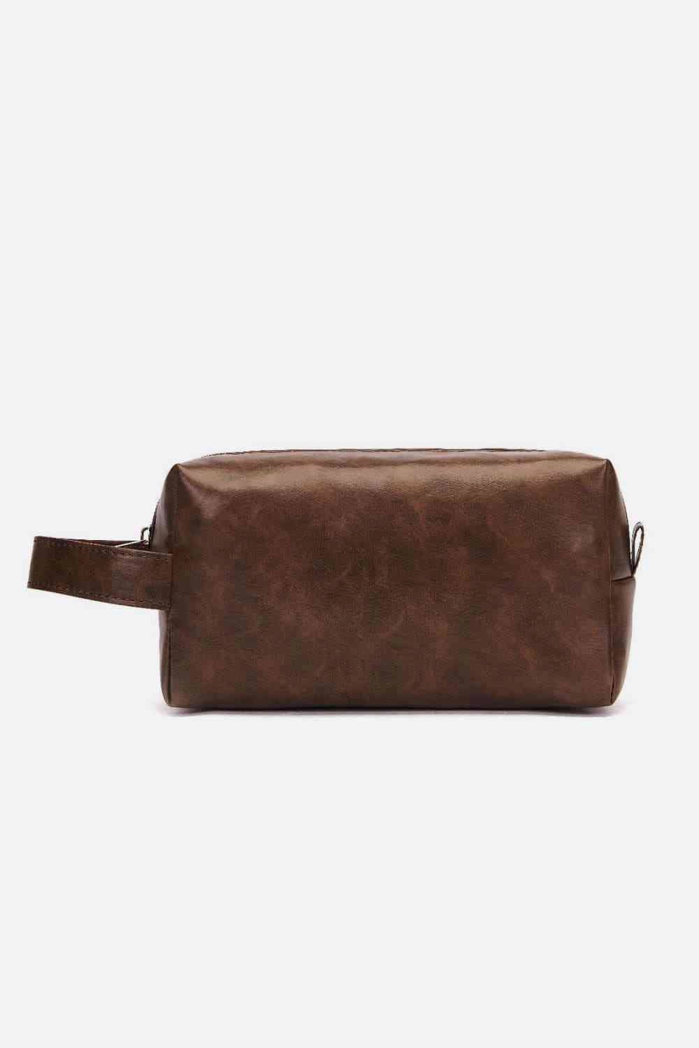 Chic PU Leather Makeup Bag for Elegant Beauty Storage