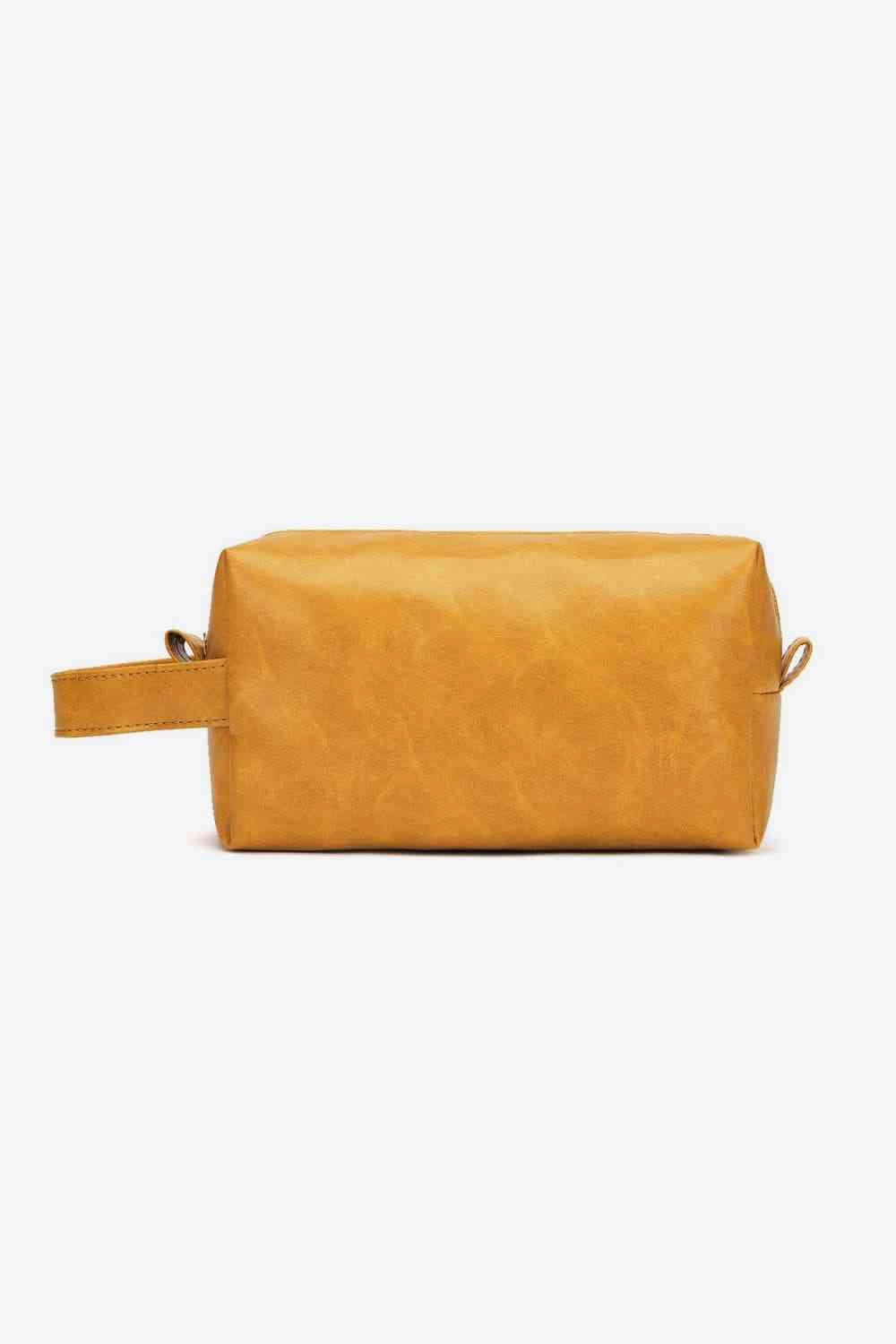 Chic PU Leather Makeup Bag for Elegant Beauty Storage