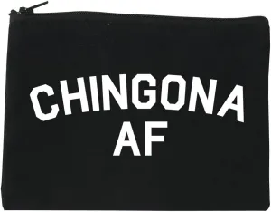 Chingona AF Spanish Slang Mexican Cosmetic Makeup Bag