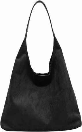 Classic Flock Tote Bag for Women Suede Durable Handbag Fashion Soft Large Space Capacity Shoulder Bags