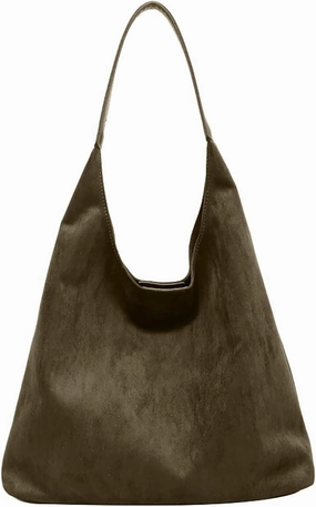 Classic Flock Tote Bag for Women Suede Durable Handbag Fashion Soft Large Space Capacity Shoulder Bags