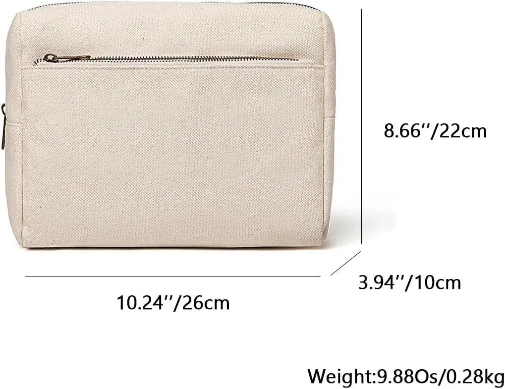 Cosmetic Bag with Multiple Compartments, Travel Toiletry Bag for Women, Portable Makeup Bag Organizer
