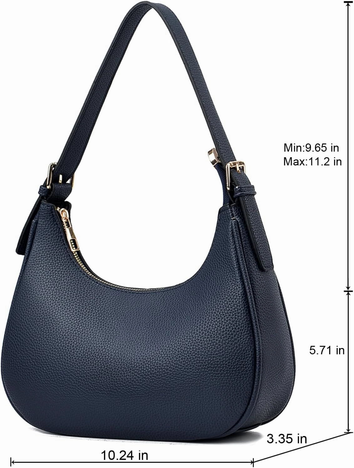 CROJUYI Small Crescent Shoulder Bags Purses for Women Retro Classic Clutch Hobo Tote Purse and Handbag Cute Crossbody Bags