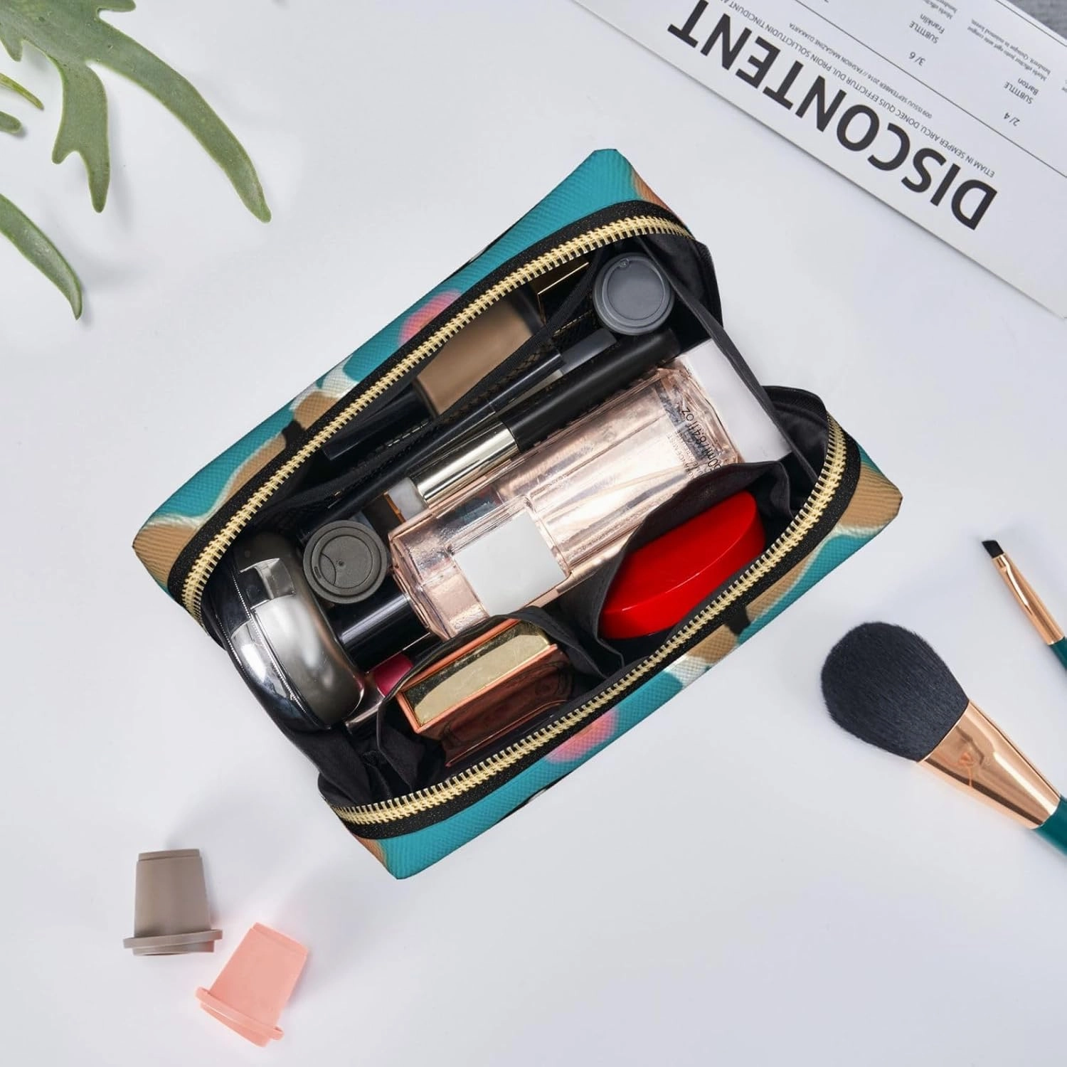 Cute Corgi Toiletry Pouch, Travel-Friendly Makeup Organizer For Makeup Brushes, Lipsticks