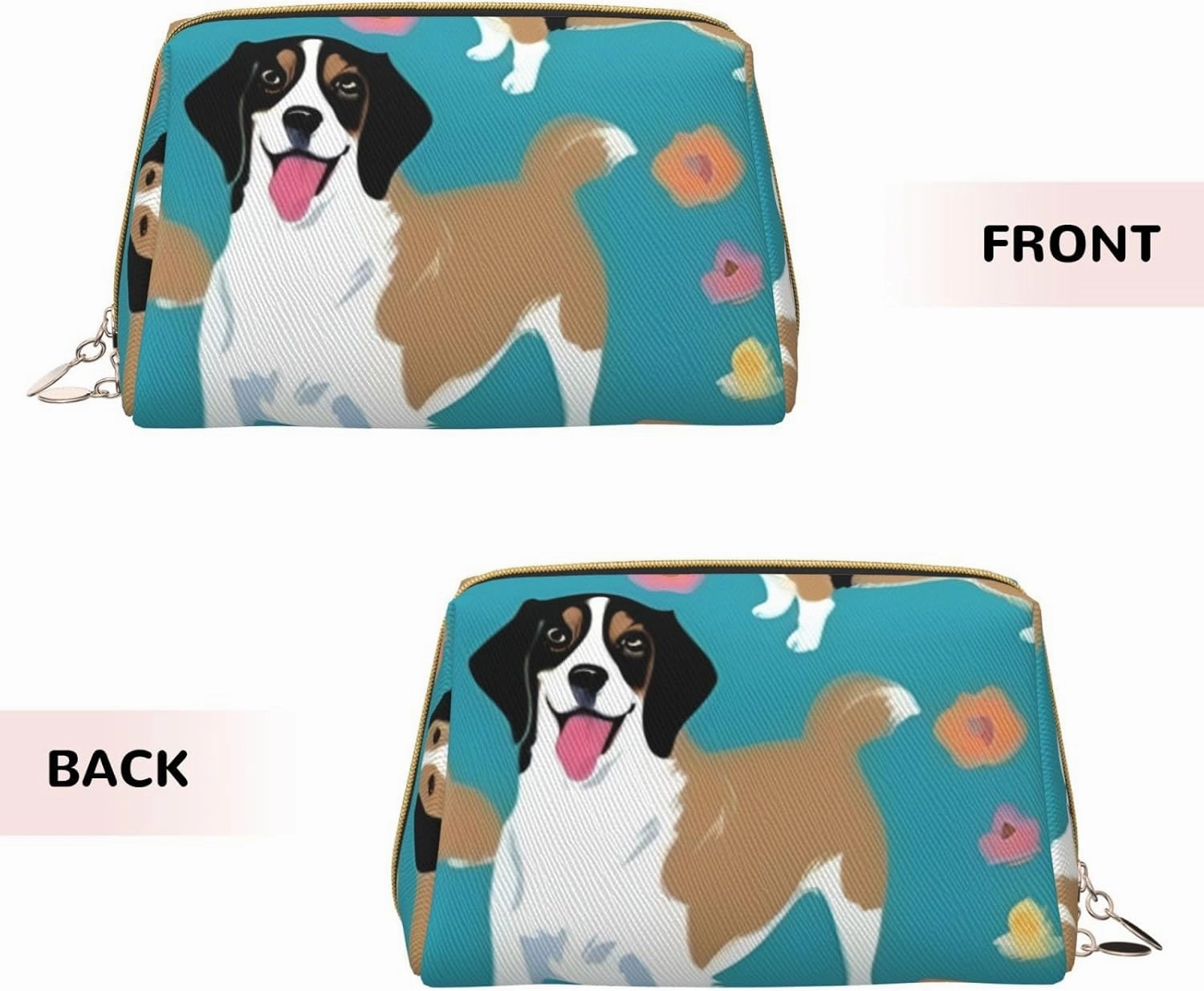 Cute Corgi Toiletry Pouch, Travel-Friendly Makeup Organizer For Makeup Brushes, Lipsticks