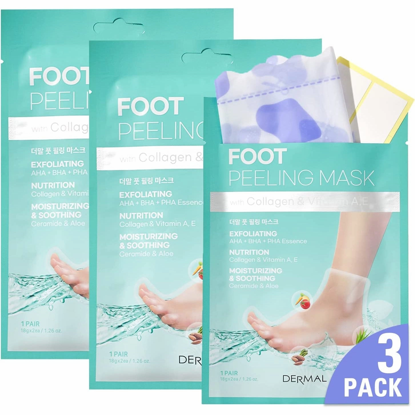 Foot Peeling Mask x 3