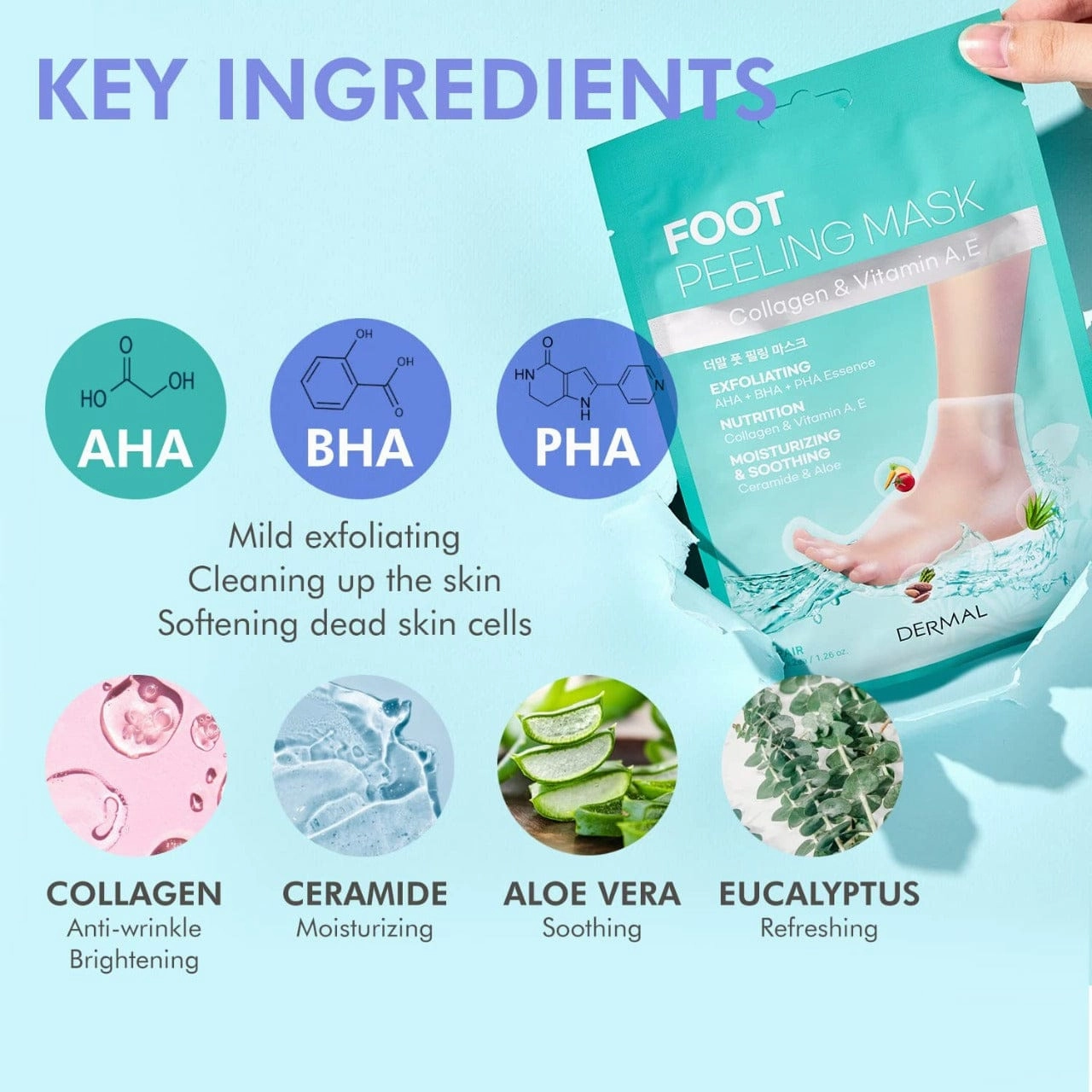 Foot Peeling Mask x 3