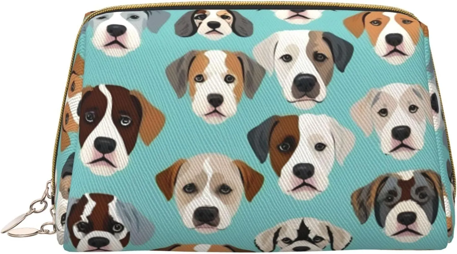 Funny English Bulldog Toiletry Pouch, Travel-Friendly Makeup Organizer For Makeup Brushes, Lipsticks