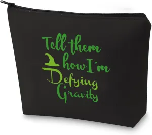 G2TUP Musical Inspired Cosmetic Bag Music Lover Gift Tell them How I’m Makeup Bag Theater Merch （Tell Them Bl