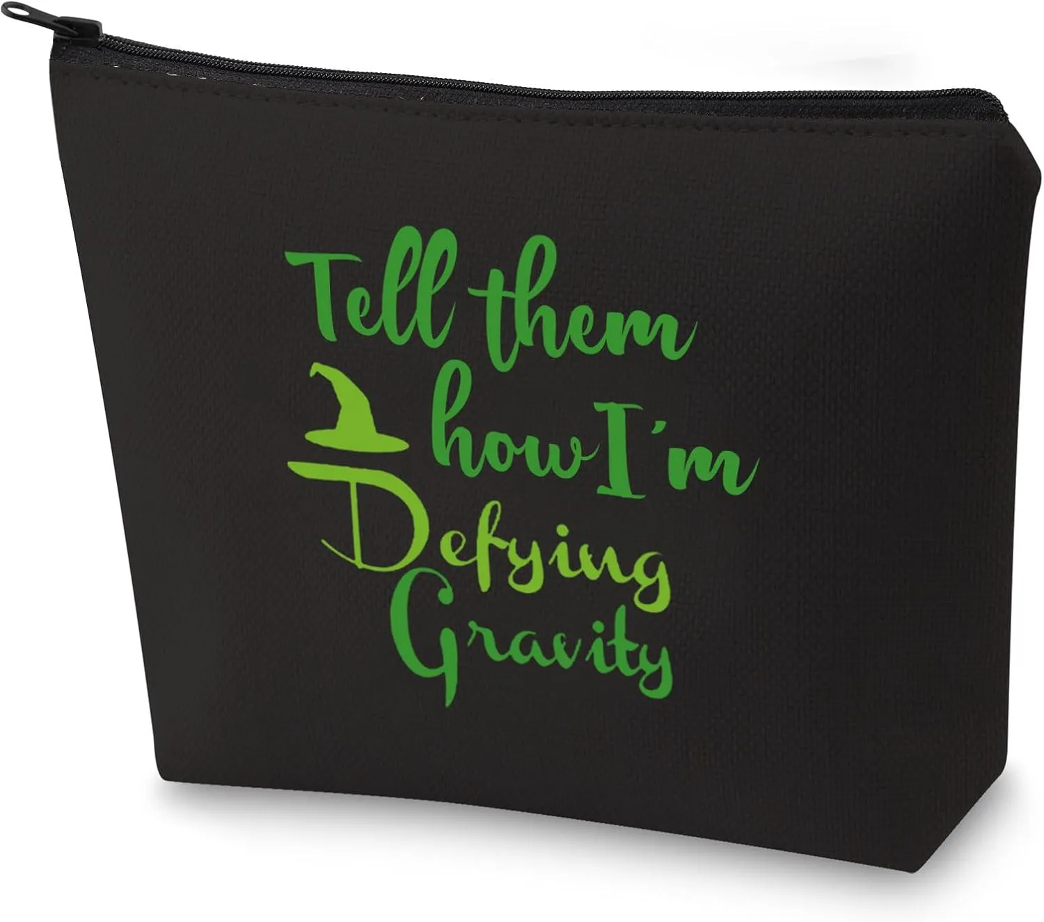 G2TUP Musical Inspired Cosmetic Bag Music Lover Gift Tell them How I’m Makeup Bag Theater Merch （Tell Them Bl