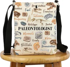 G2TUP Paleontologist Appreciation Gift Paleontologist Words Crossbody Bag Future Paleontologist Travel Bag Paleontology Gift