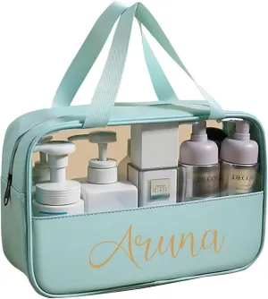 Generic Personalised cosmetic bag,custom makeup bag | personalized gift for her | personalised gift for bridesmaid |Cosmetic Organizer