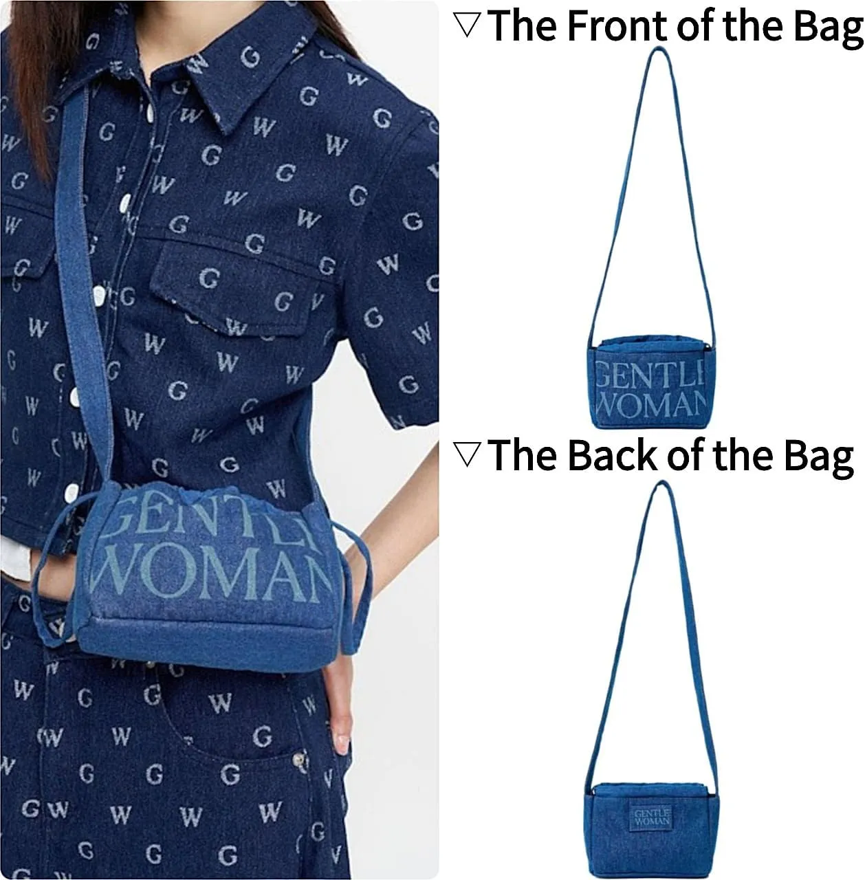 Gentle Woman Tote Bag Large Canvas Handbag Utility Shoulder Purse for Work Travel Vacation Everyday